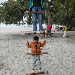 Faint Washed Denim Blue Jeans